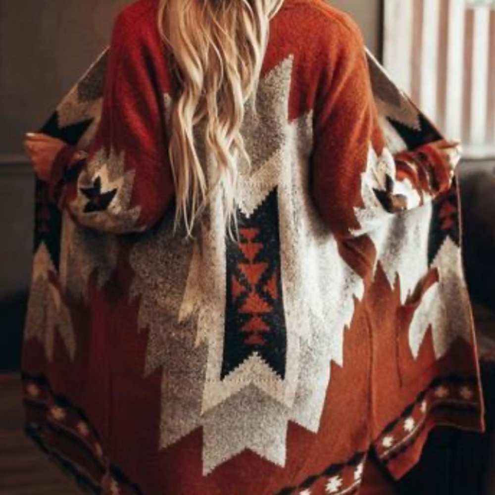 The Rollin J Southwest Sweater Cardi